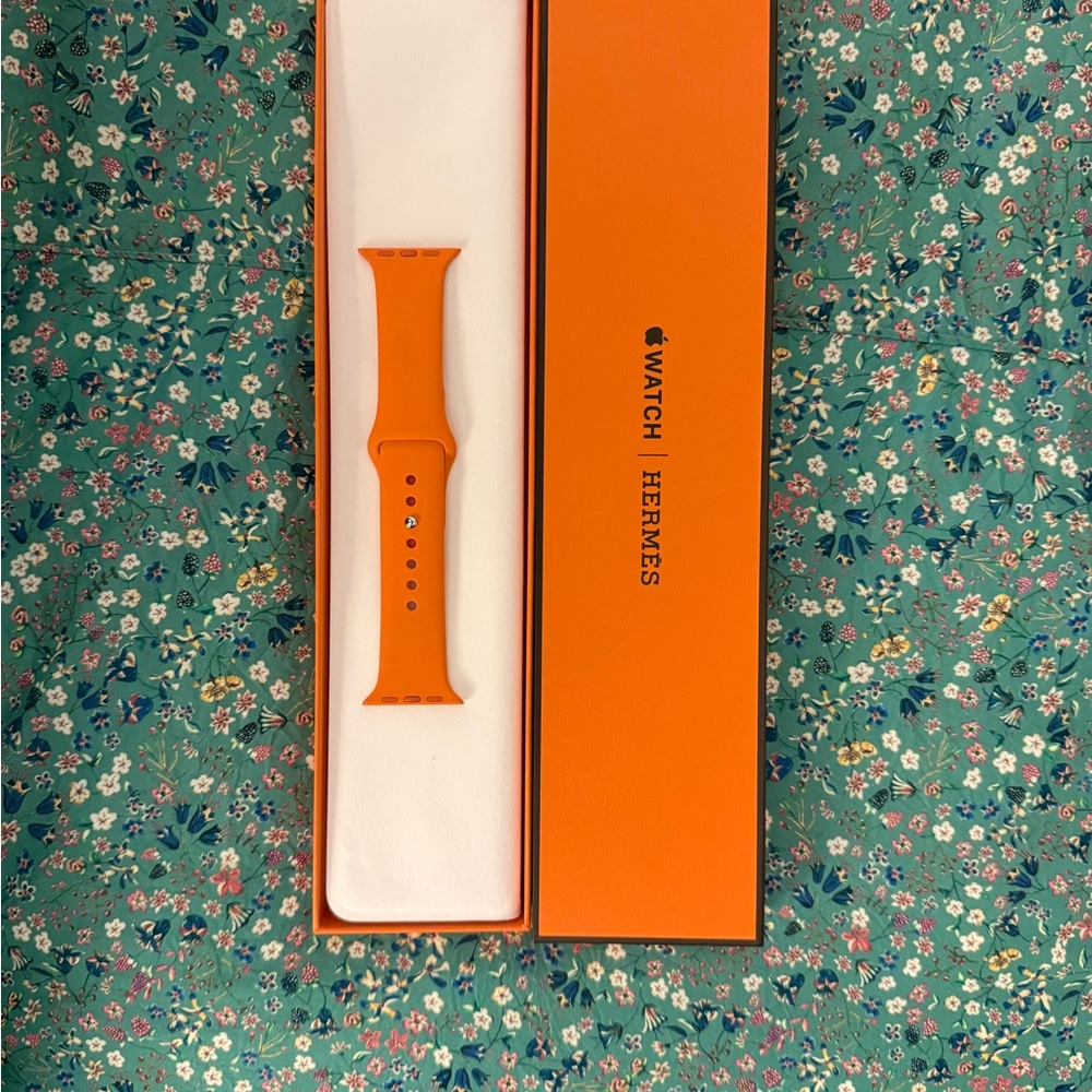 Apple Watch Hermès Orange Sport Band
